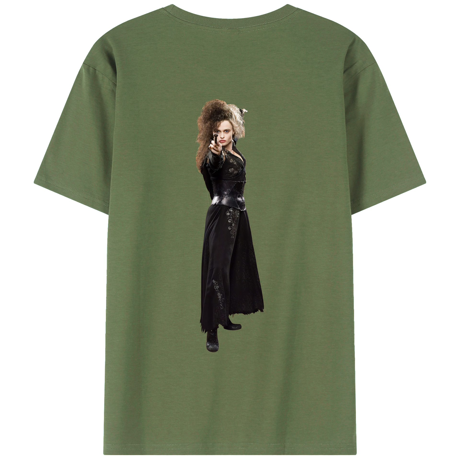 （画像用） Harry Potter ハリー・ポッターシリーズ 綿100％ メンズ半袖Tシャツ（バックプリント） 通気性